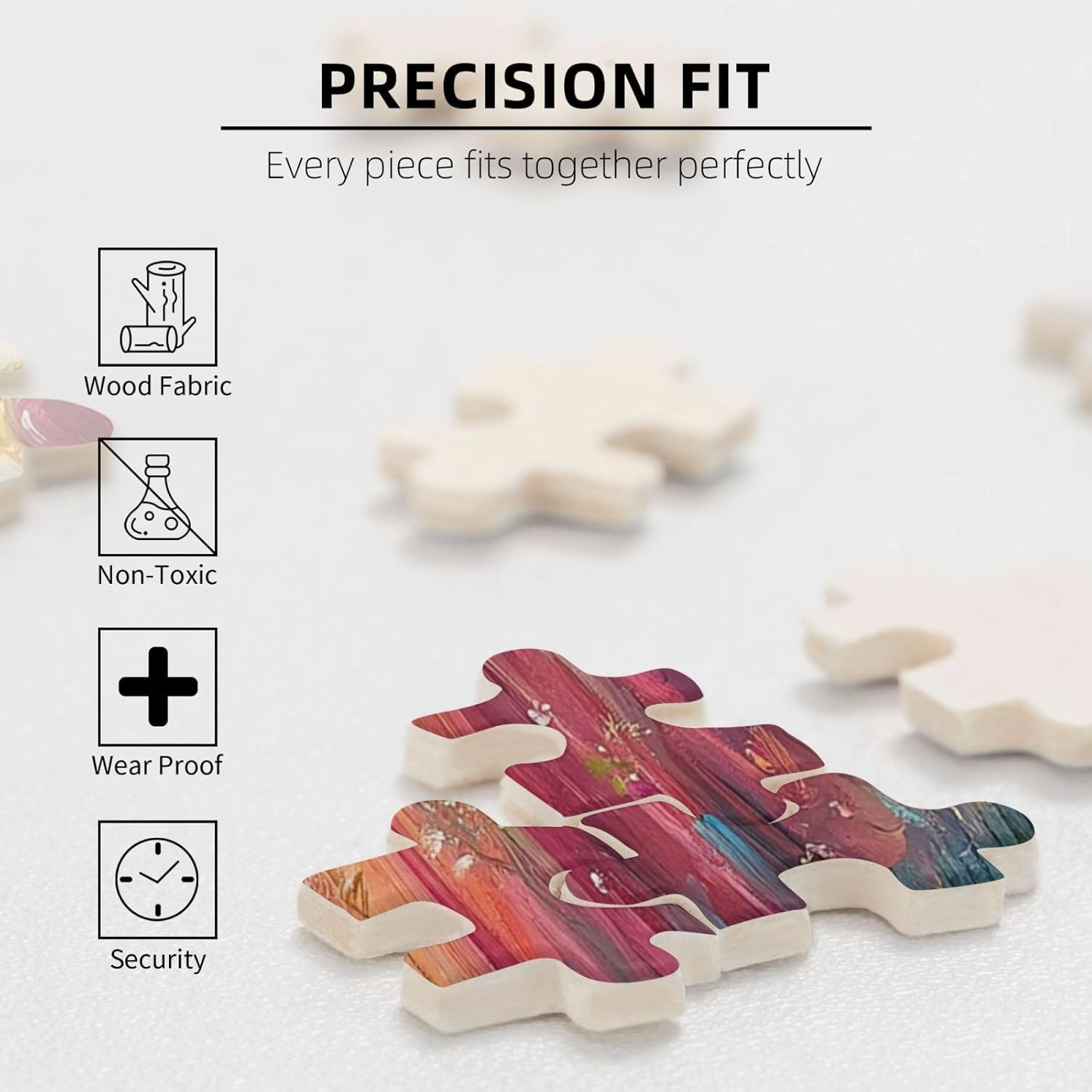 1000 Pieces of Adult Wooden Puzzle - The Cheerful Little Dog and The Heart on The Sunny Grassland,an Ideal Choice for Exercising brainpower and Hands-on Ability，Thoughts soar