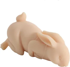 1.1LB Realistic Cute Rabbit Male Masturbator with Pocket Pussy Vaginal,TPE Lifelike Animal Bunny Sex Doll with Vagina,Torso Real Solid Doll for Sex with Butt Ass,Adult Sex Toy for Men Masturbation