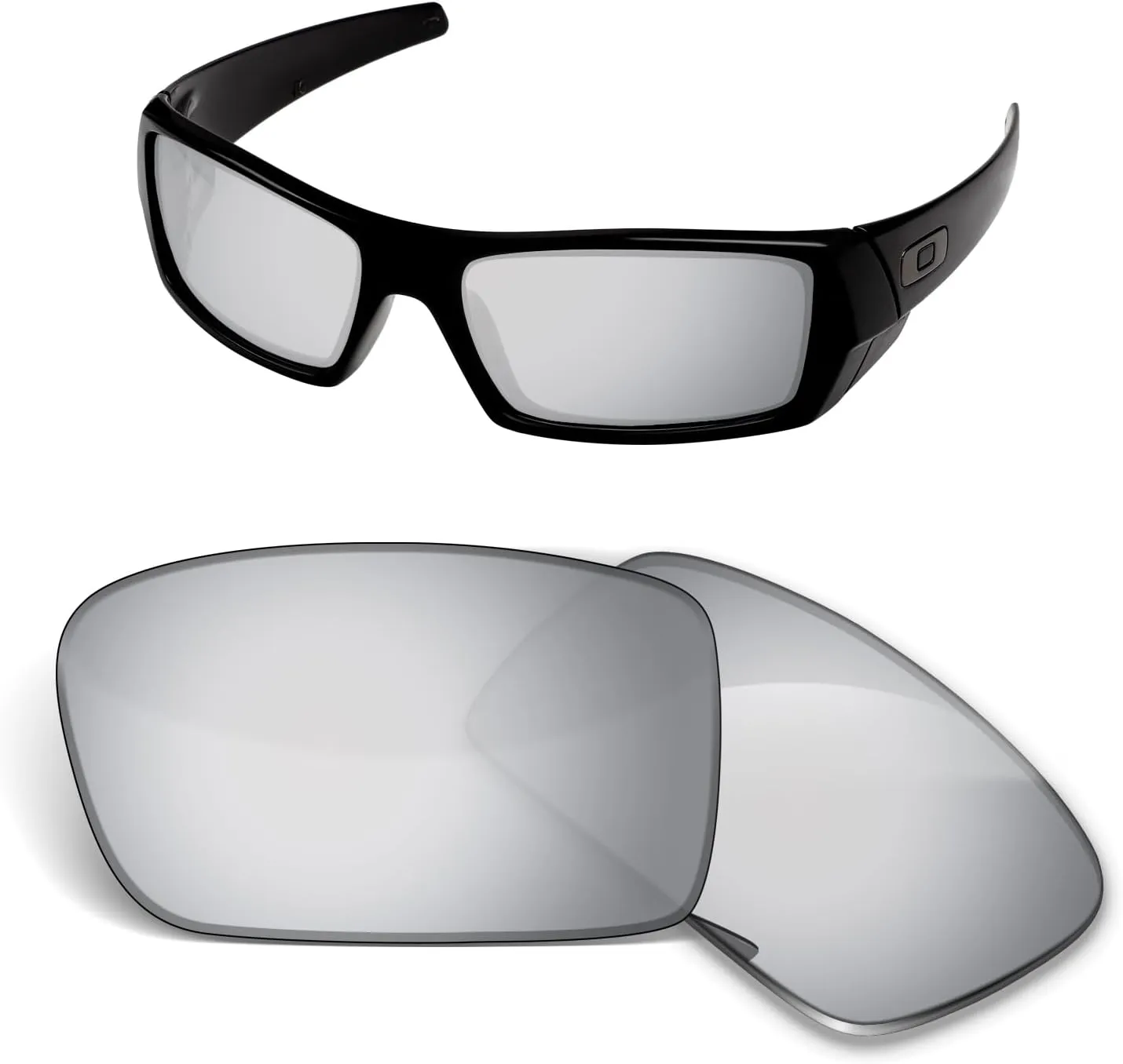 1.5MM Replacement Lenses Compatible With Oakley Gascan OO9014 Sunglasses, Anti-Scratch and Impact Resistant