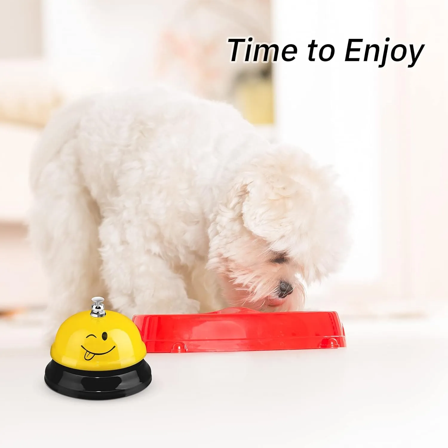 3 Pcs Desk Bell for Service Funny Front Desk Smile Face Metal Ringer Call Bell for Kitchen Hotel Restaurant Classroom(Smile Face,Red, Yellow, Blue)