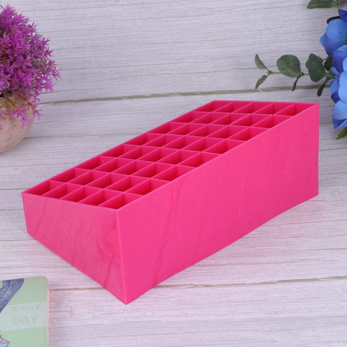 40 Box Lipstick Jewelry Storage Case Lipgloss Organizer Cosmetic Case Beauty Organizer Lip Gloss Lip Tint Cosmetic Holder Storage Canister Cosmetic Rack Makeup