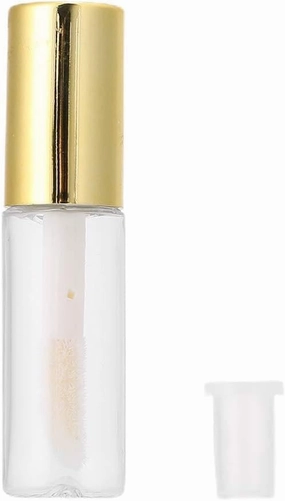 45pcs 1.2ml Lip Gloss Tube, Clear Refillable Lip Balm Bottles Dispenser, Empty Lip Gloss Tubes Bottle Container for Lipstick Samples