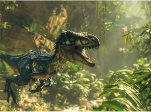 500 Piece Educational Jigsaw Puzzles for Teens Velociraptor Jungle Challenging Puzzle Games for Men Women Teens Seniors