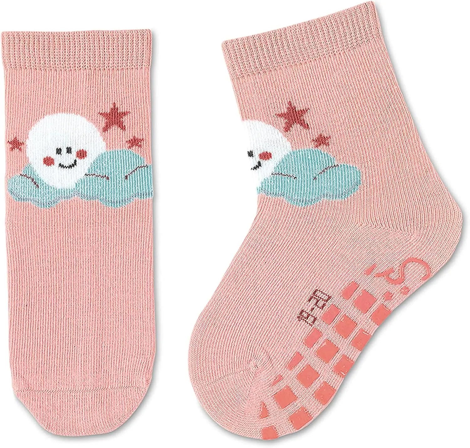 Abs Socks Double Pack Sun Rainbow Baby Girls ABS Socks
