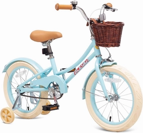 ACEGER Girls Bike with Basket, Kids Bicycle for 3-13 Years, Included Coaster Brake & Caliper Brake, 14 16 18 Inch with Training Wheels, 20 24 26 Inch with Kickstand but no Training Wheels