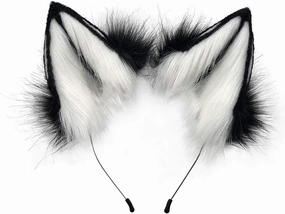 Anbiliwobo Wolf Fox Furry Ears Headwear Halloween Cosplay Cat Ears Headband