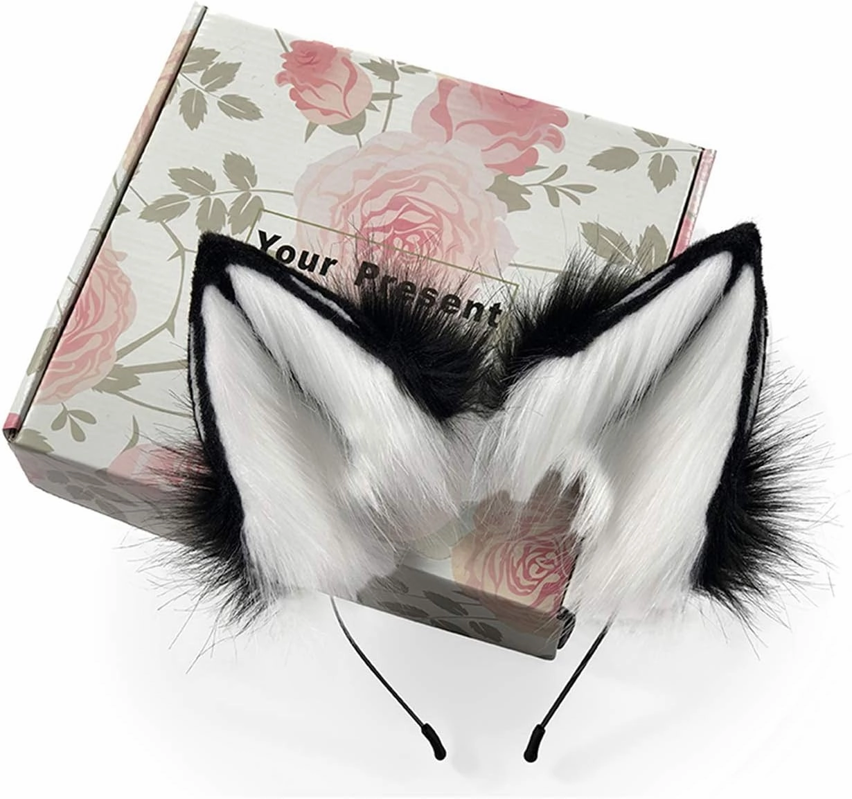 Anbiliwobo Wolf Fox Furry Ears Headwear Halloween Cosplay Cat Ears Headband