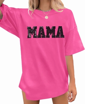 Anti Social Mom Club Shirt Oversized Mama Shirts Funny Mom Life Graphic Tee Casual Short Sleeve Tops