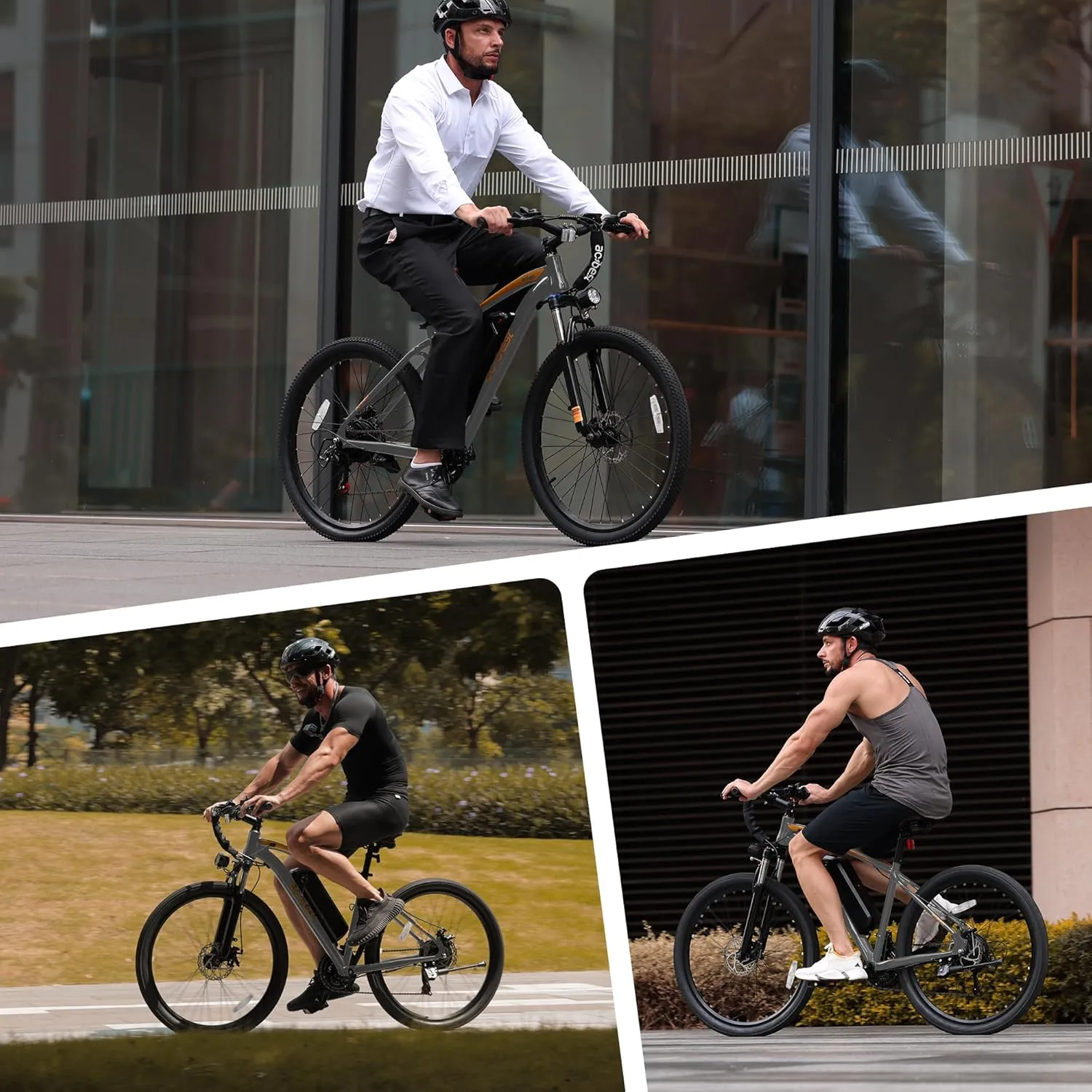 Apex Electric Bike for Adults, 26" 1000W Peak Electric Mountain Bike, 22MPH Top Speed, Max Range 55  Miles, 48V Removable Battery, 21-Speed Lightweight E-Bike, Front Suspension