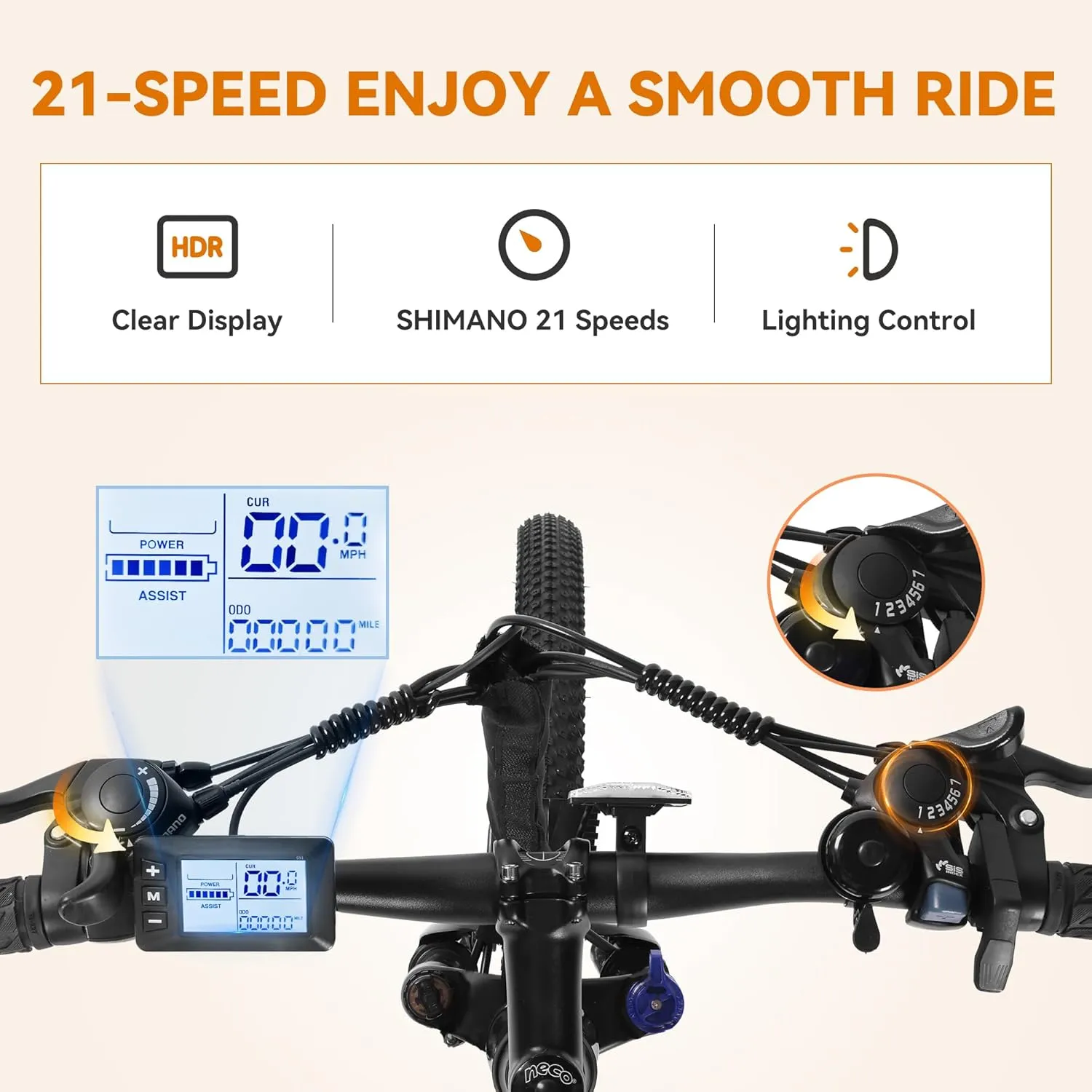 Apex Electric Bike for Adults, 27.5" Electric Mountain Bike with 21-Speed, Peak 1200W Motor 28MPH Top Speed, Max Range 55  Miles, 499Wh Removable Battery E-Bike, Front Suspension