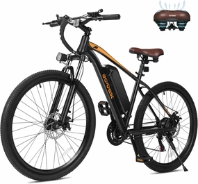 Apex Electric Bike for Adults, 27.5" Electric Mountain Bike with 21-Speed, Peak 1200W Motor 28MPH Top Speed, Max Range 55  Miles, 499Wh Removable Battery E-Bike, Front Suspension