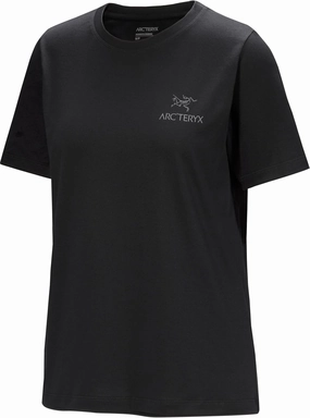Arc'teryx Kragg SL Cotton Emblem Crew Shirt SS Women's | Soft Cotton Climbing Tee with a Chest Graphic