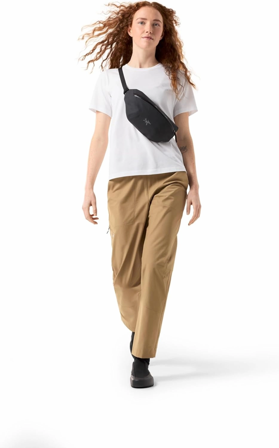 Arc'teryx Kragg SL Cotton Emblem Crew Shirt SS Women's | Soft Cotton Climbing Tee with a Chest Graphic