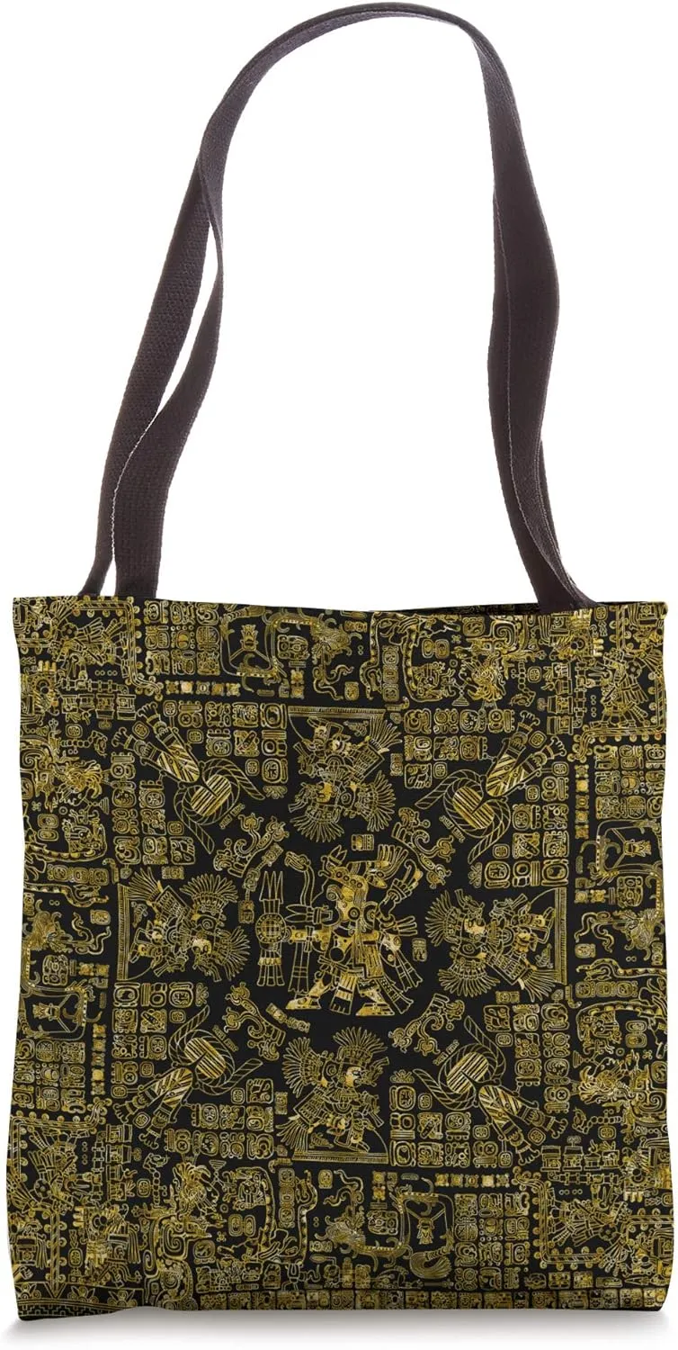 Archaeology Archaeologist Mayan Calendar Pattern Royal Tote Bag