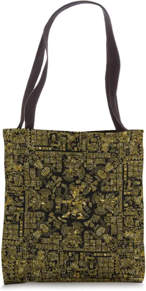 Archaeology Archaeologist Mayan Calendar Pattern Royal Tote Bag