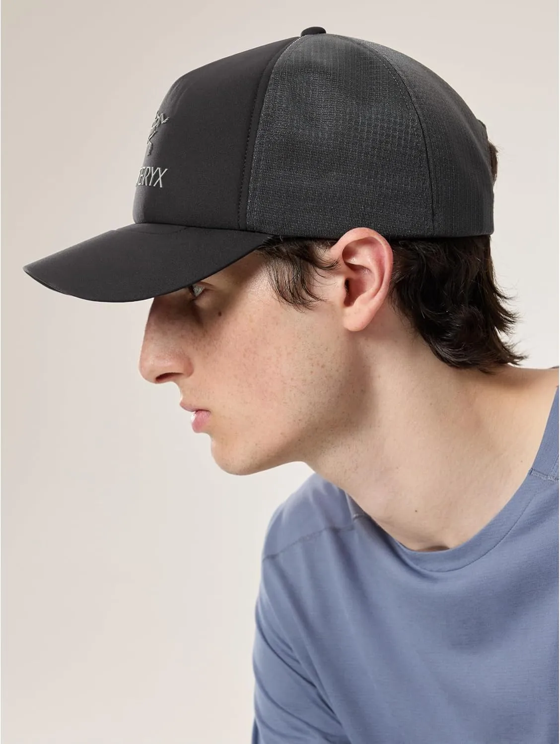 Arc'teryx Bird Word Trucker Curved Hat | Light Breathable Trucker Hat with Our Word Logo
