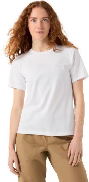 Arc'teryx Kragg SL Cotton Emblem Crew Shirt SS Women's | Soft Cotton Climbing Tee with a Chest Graphic