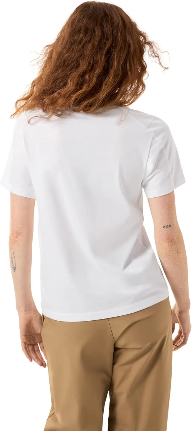 Arc'teryx Kragg SL Cotton Emblem Crew Shirt SS Women's | Soft Cotton Climbing Tee with a Chest Graphic