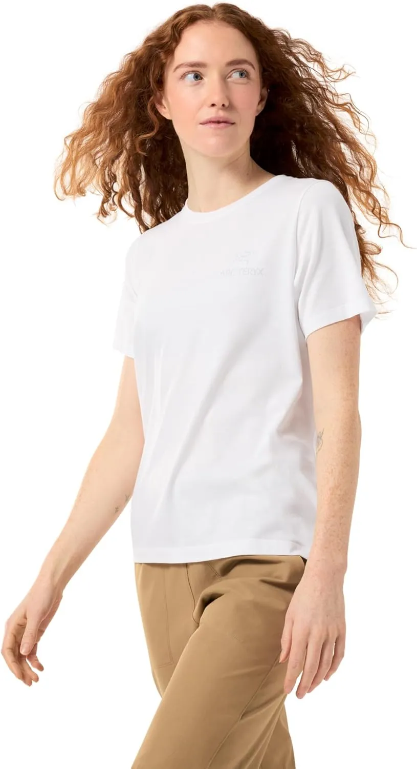 Arc'teryx Kragg SL Cotton Emblem Crew Shirt SS Women's | Soft Cotton Climbing Tee with a Chest Graphic