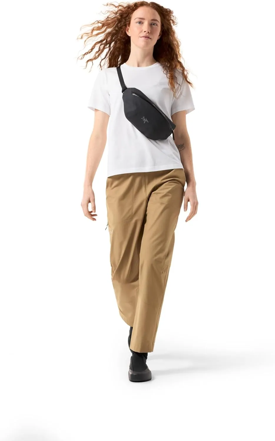 Arc'teryx Kragg SL Cotton Emblem Crew Shirt SS Women's | Soft Cotton Climbing Tee with a Chest Graphic