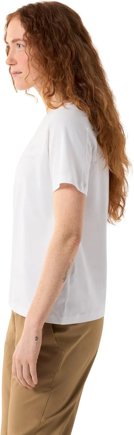 Arc'teryx Kragg SL Cotton Emblem Crew Shirt SS Women's | Soft Cotton Climbing Tee with a Chest Graphic