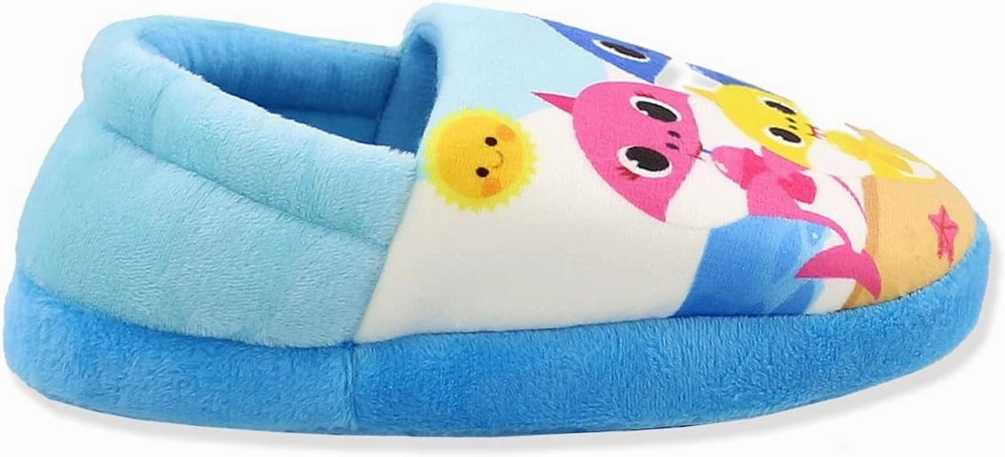 Baby Shark Toddler Kids Plush Aline Slippers