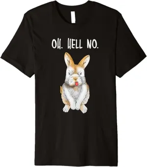 Bad Bunny Disapproving Rabbit Funny Animals Shirt