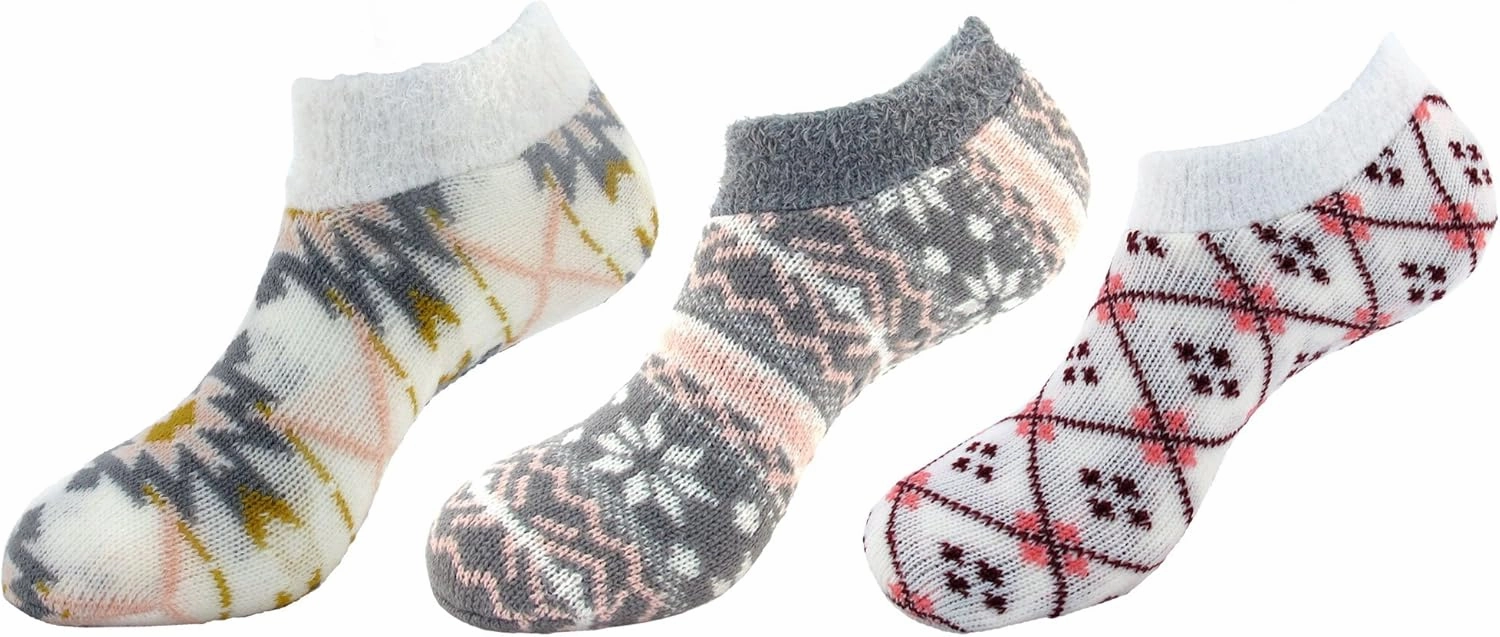 BambooMN Women's Double Layer Thick Super Soft Warm Fuzzy Home Outdoor Winter Socks