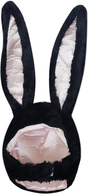 Bestjybt Plush Funny Bunny Rabbit Ears Hood Women Costume Party Hats for Cosplay Halloween