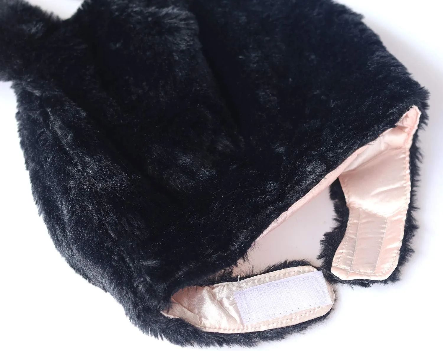 Bestjybt Plush Funny Bunny Rabbit Ears Hood Women Costume Party Hats for Cosplay Halloween