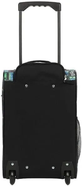 Bioworld Minecraft Creeper Youth 18 Soft Sided Roller Carry-On Travel Suitcase