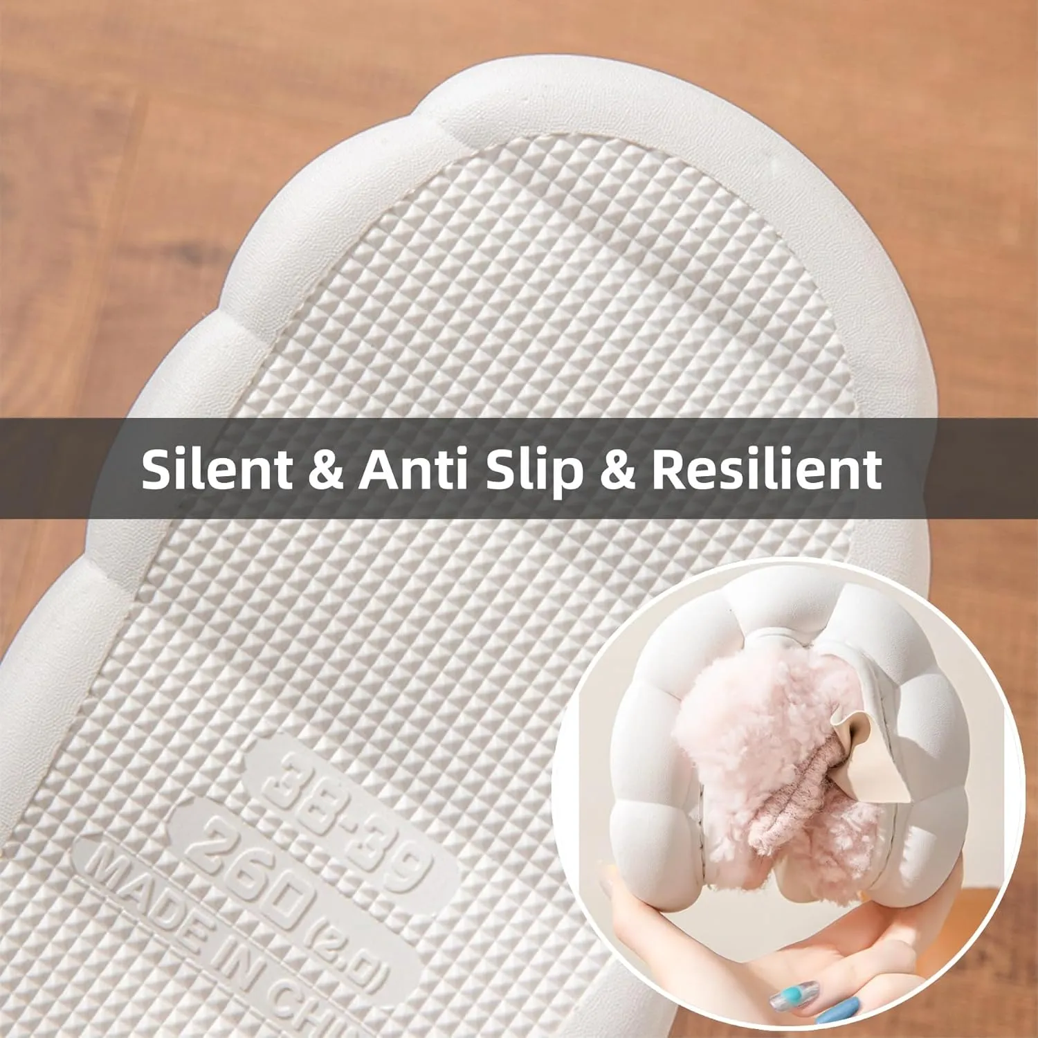 Bow Tie Slippers Cozy Soft Plush Slippers for Womens Lightweight Thick Sole Slippers Winter House Warm Slippers Shoes Indoor Non Slip Home Slippers Ladies Bedroom Fuzzy Slipper