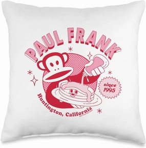 Breakfast Diner Pancakes Julius The Monkey Throw Pillow