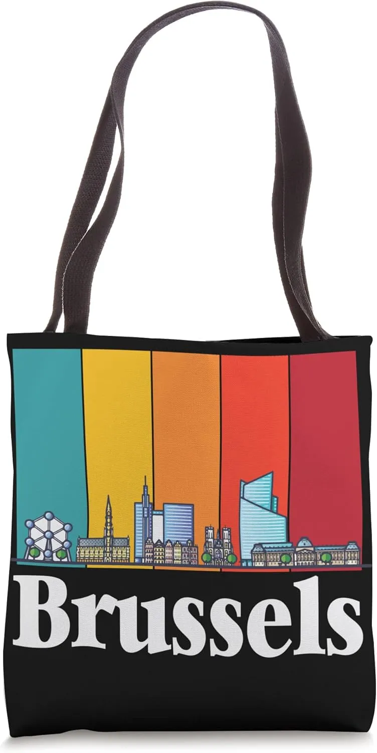 Brussels Atomium Atomic nucleus Science for Physic Tote Bag