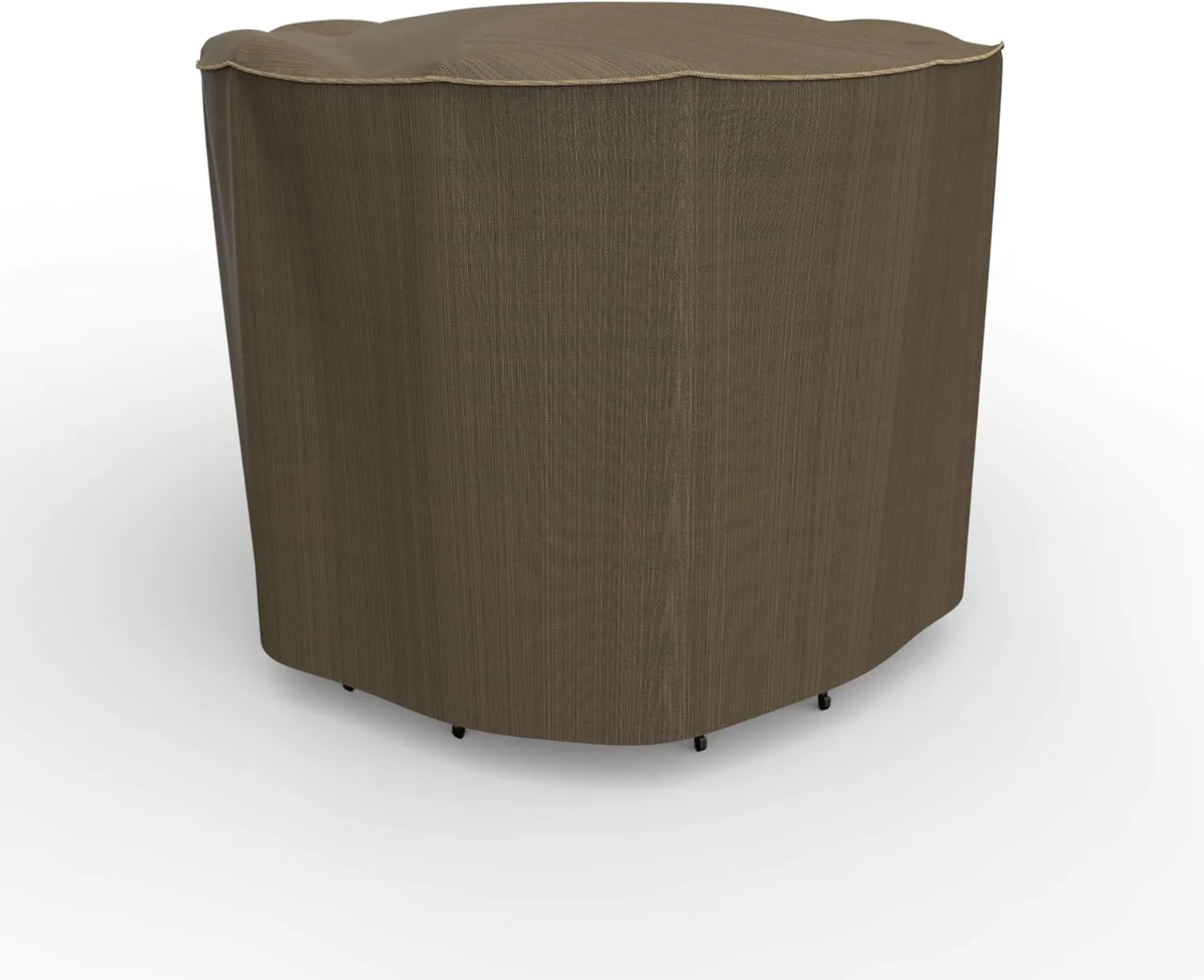 Budge StormBlock Hillside Patio Bar Table and Chairs Cover Premium, Outdoor, Waterproof, Medium, Black and Tan Weave