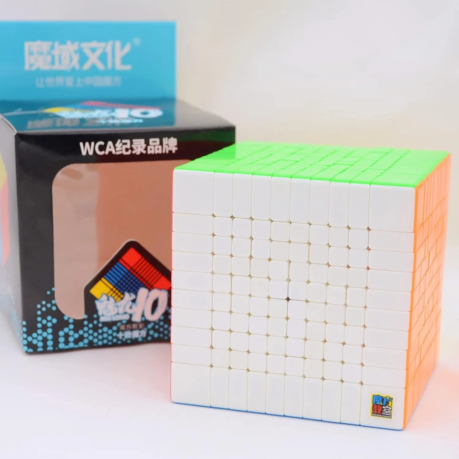 Bukefuno MoYu Meilong 10x10 Speed Puzzle Cube 10x10 Magic Cubes Moyu Stickerless MEILONG 10x10x10 Cubing Classroom 84mm Speed Toys Cube