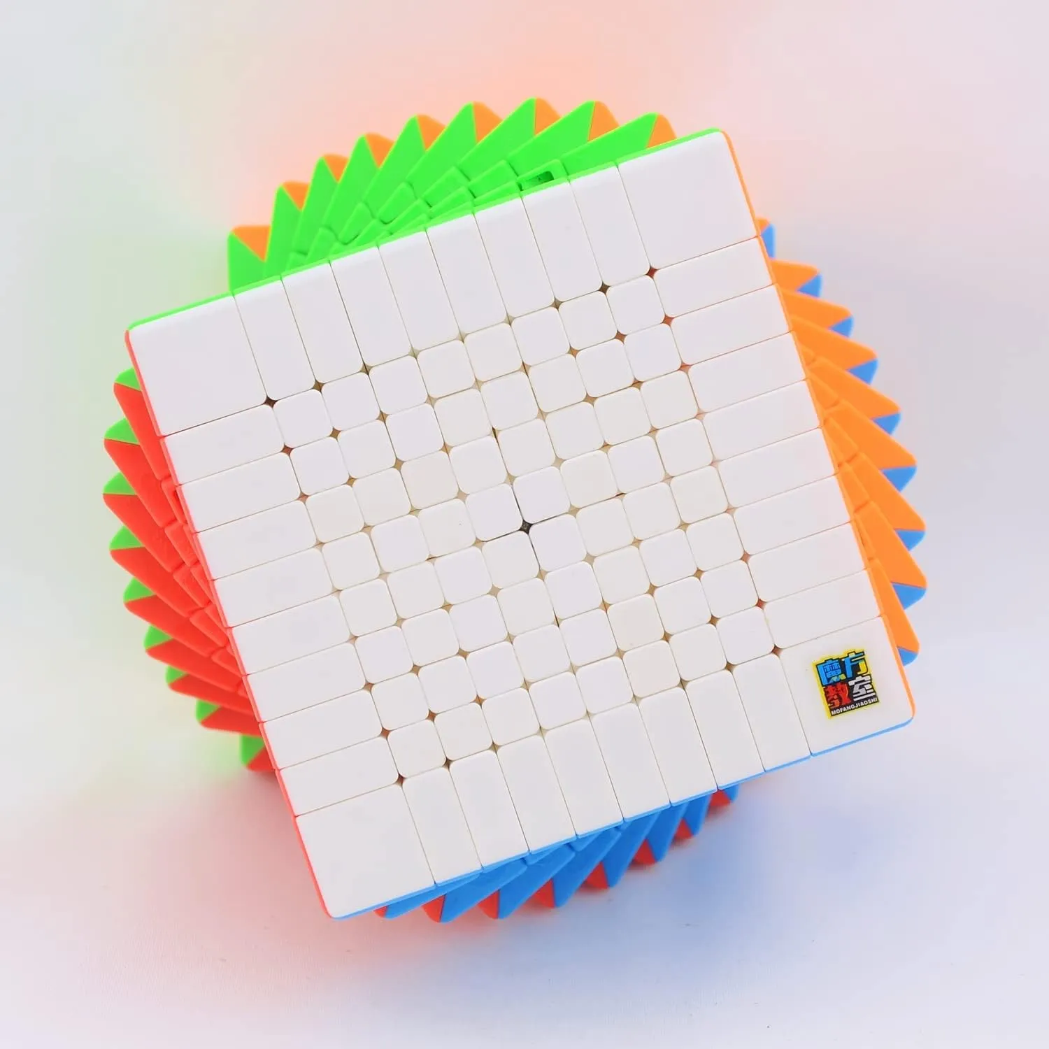 Bukefuno MoYu Meilong 10x10 Speed Puzzle Cube 10x10 Magic Cubes Moyu Stickerless MEILONG 10x10x10 Cubing Classroom 84mm Speed Toys Cube