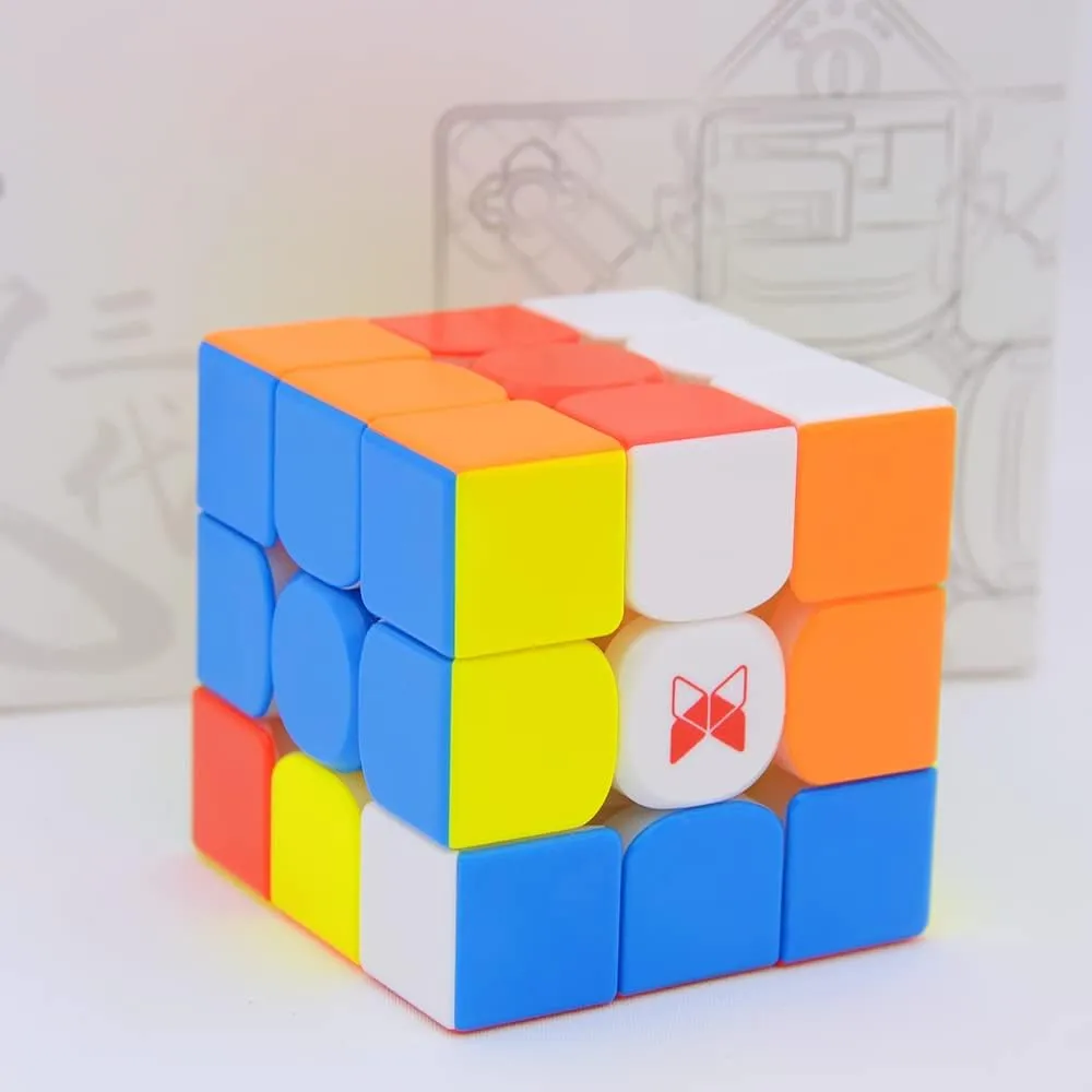 Bukefuno QY Tornado V3 M 3x3 Flagship Magnetic Speed Magic Cube QY Toys Man Tornado V3M 3x3x3 Stickerless Cubes Puzzle(Magnetic Core Flagship)