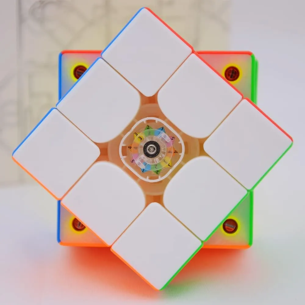 Bukefuno QY Tornado V3 M 3x3 Flagship Magnetic Speed Magic Cube QY Toys Man Tornado V3M 3x3x3 Stickerless Cubes Puzzle(Magnetic Core Flagship)