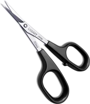 CANARY Professional Paper Scissors 4" [Extra Pointed Tips], Mini Precision Scissors for Cutting Art, Kirie Paper Cut Art, Made in Japan