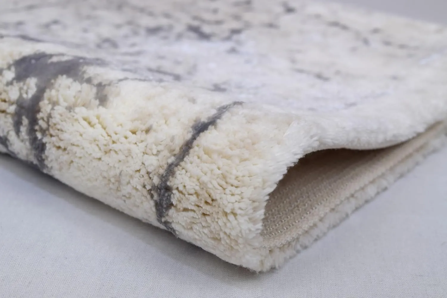 Caracas Bath Mat, Cotton Silver-Grey, 60 x 100 cm, Multicolor