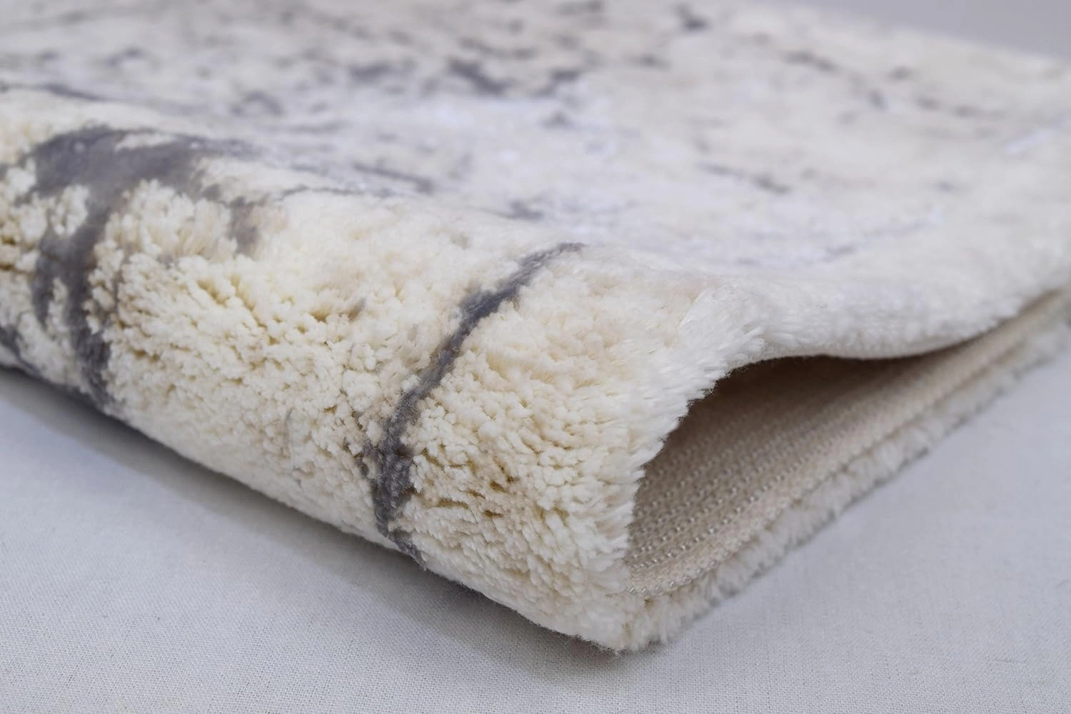 Caracas Bath Mat, Cotton Silver-Grey, 70 x 120 cm, Multicolor