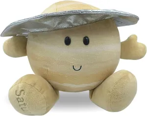 Celestial Buddies Saturn Buddy | 10" Soft Stuffed Plush, Embroidered Features, Fun Planet Facts Tag for Kids – STEM Learning, Educational Gift, Classroom & Homeschool Science Space Astronomy | 0 