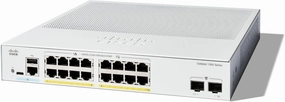 Cisco Catalyst 1300-16FP-2G Managed Switch, 16 Port GE, Full PoE, 2x1GE SFP, Limited Lifetime Protection (C1300-16FP-2G)
