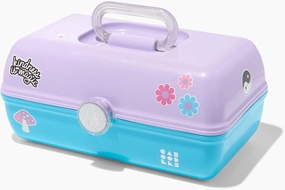 Claire's Exclusive - Caboodles Makeup Case, Travel Cosmetic Organizer for Girls with Mirror, Hard Case Storage Box: 13 x 7.4 x 6 Inches