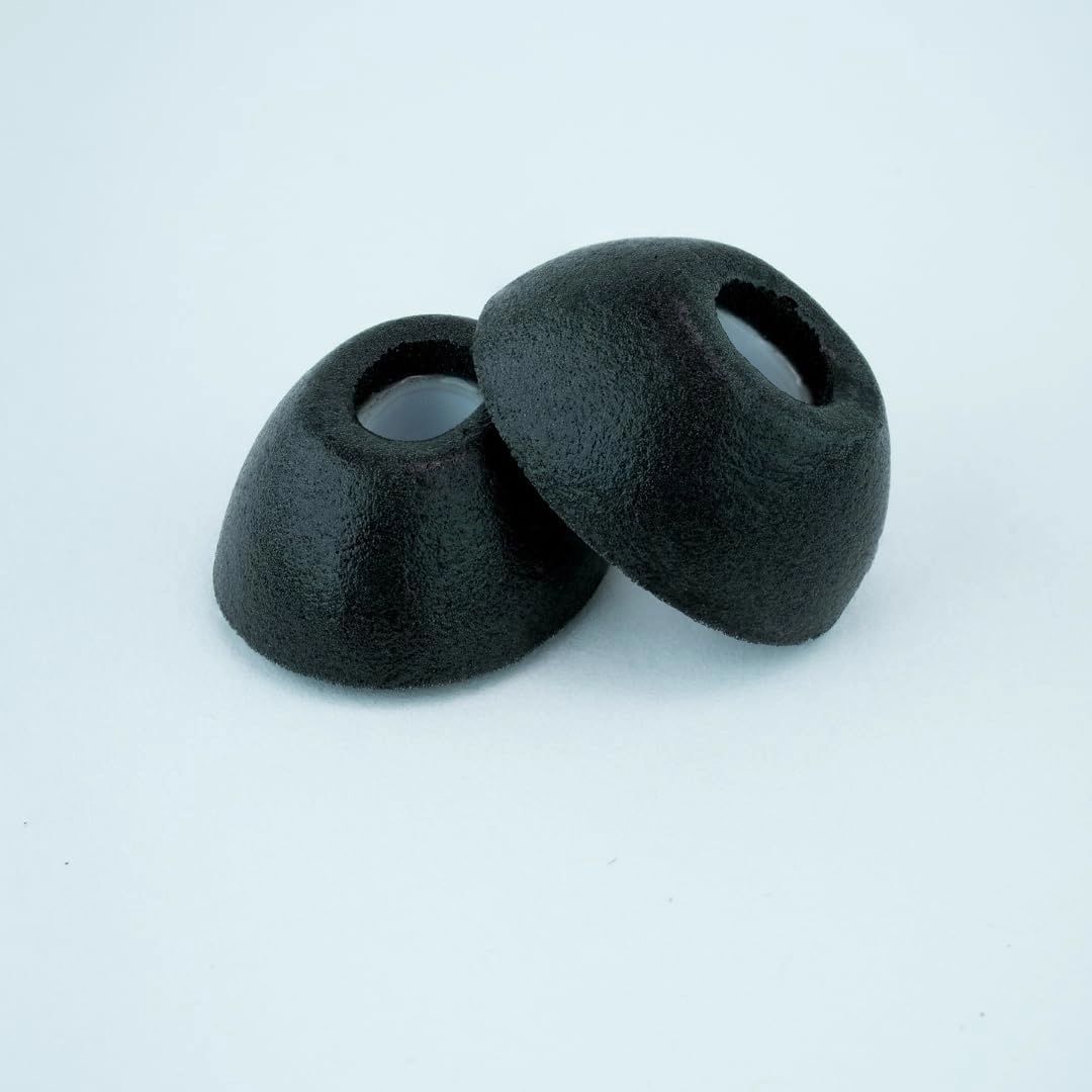 Comply TrueGrip | Premium Memory Foam Replacement Earbud Tips for Apple AirPods Pro 1 & 2 | Enhanced Comfort, Secure Fit, Superior Noise Isolation, Removal & Cleaning Tool | Black, Small (3 Pairs)
