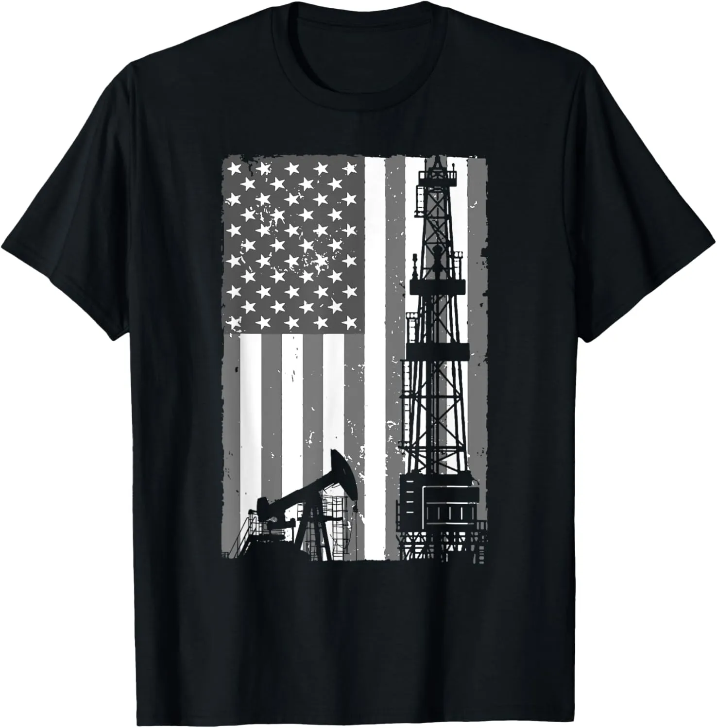 Cool Oil Field Art For Men Women Oilfield Drilling Lovers T-Shirt