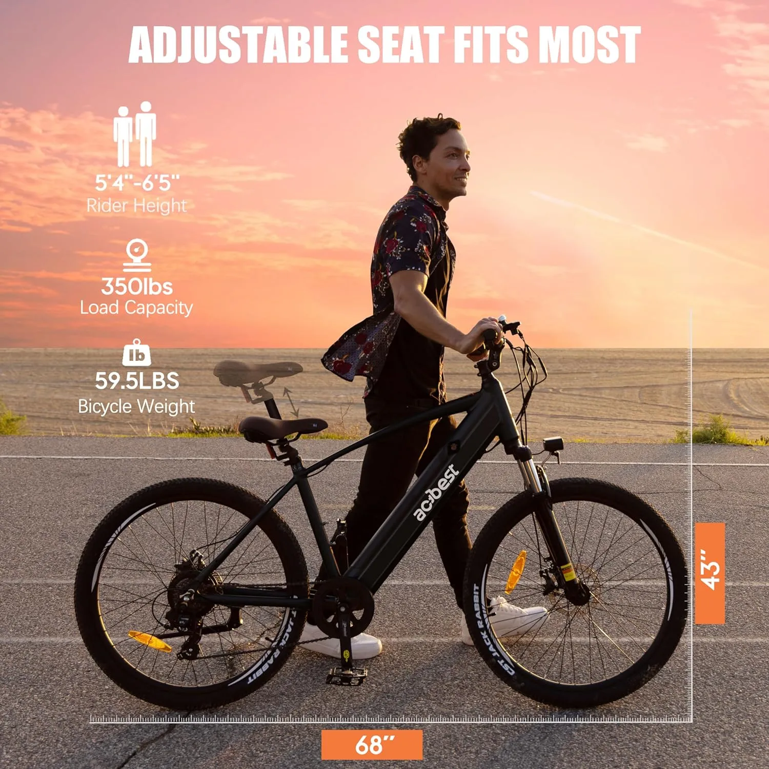 Core Electric Bike for Adults - Peak 1000W Brushless Motor Ebike, 468&500Wh Removable Built in Battery 26&27.5X2.1 Tire Step Over Bicycle with 7 Speed, Commute E Bikes