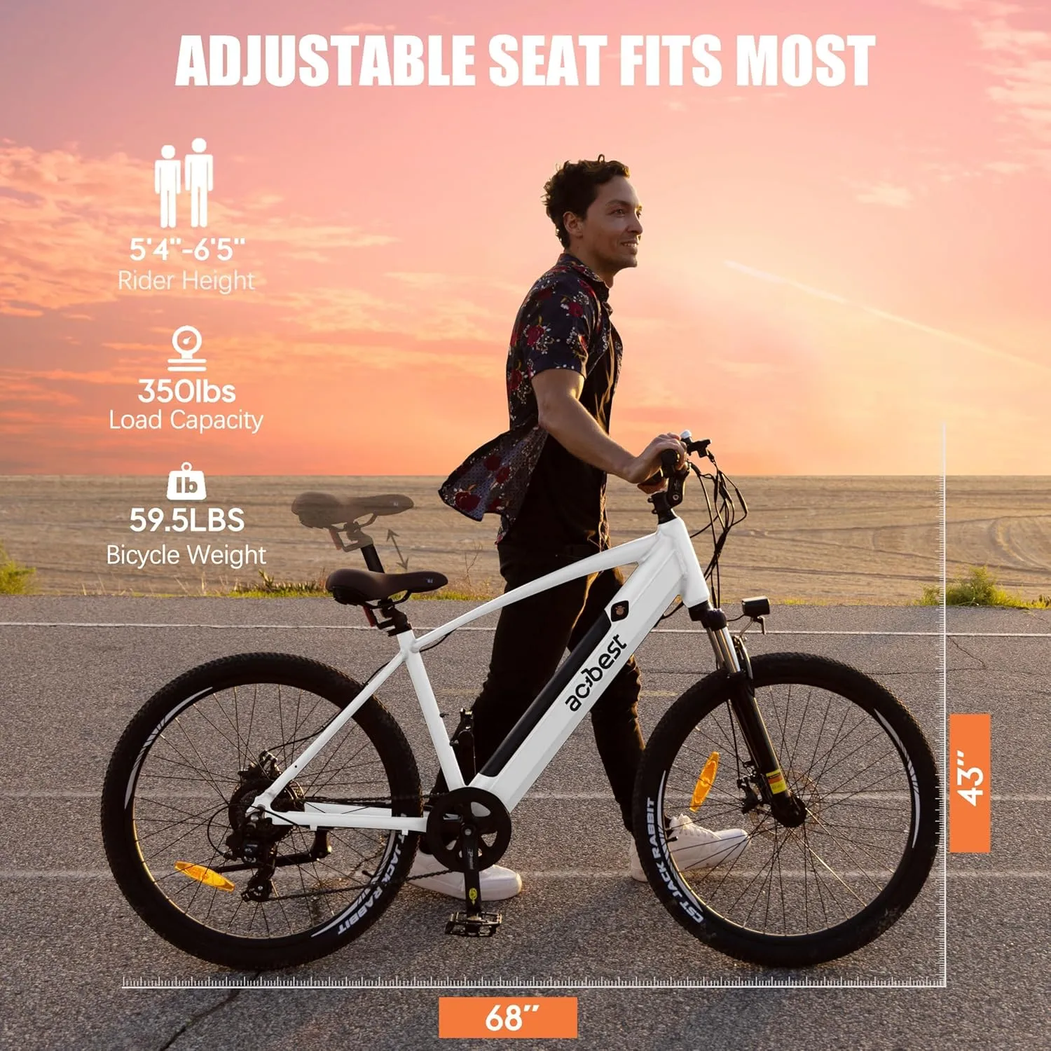 Core Electric Bike for Adults - Peak 1000W Brushless Motor Ebike, 468&500Wh Removable Built in Battery 26&27.5X2.1 Tire Step Over Bicycle with 7 Speed, Commute E Bikes