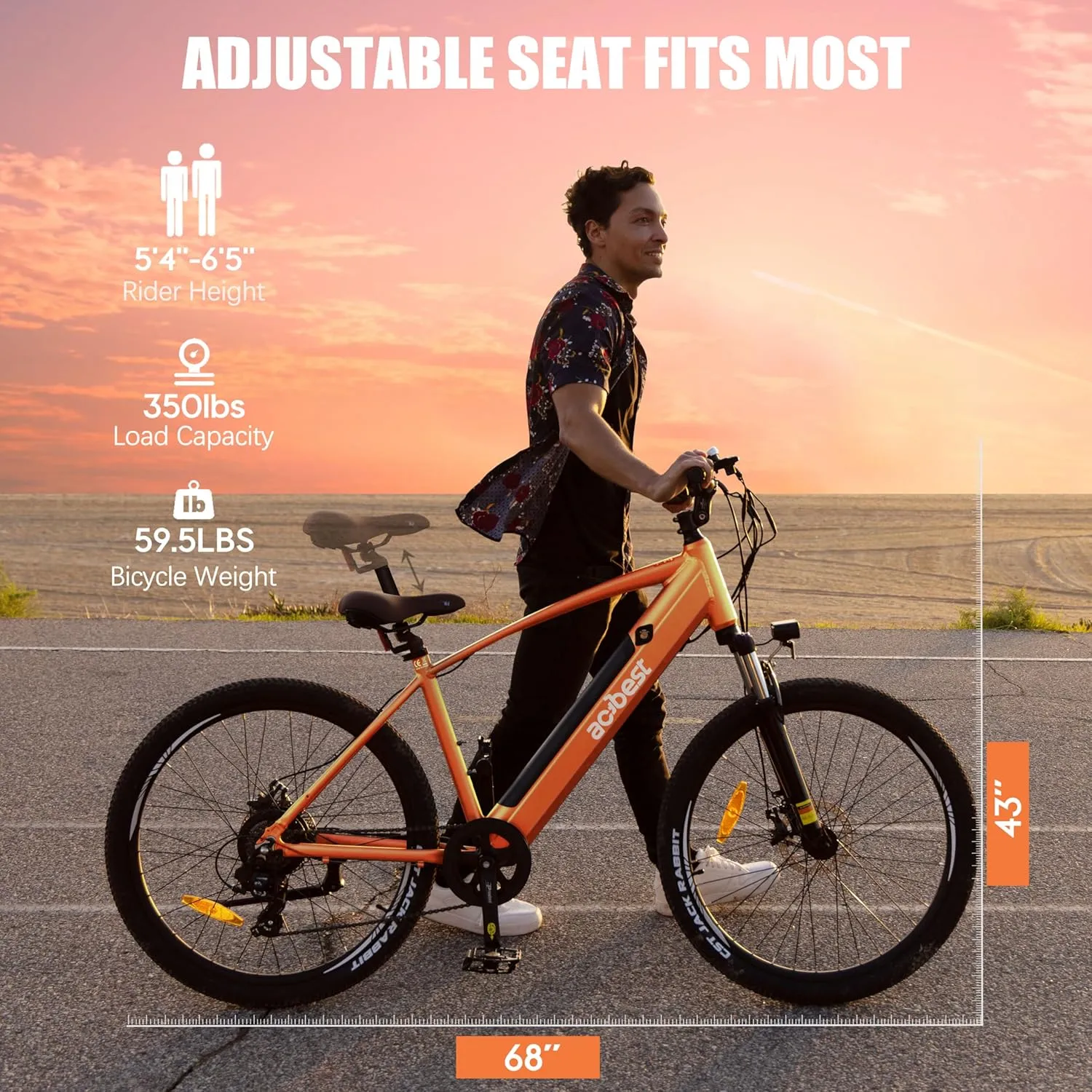 Core Electric Bike for Adults - Peak 1000W Brushless Motor Ebike, 468&500Wh Removable Built in Battery 26&27.5X2.1 Tire Step Over Bicycle with 7 Speed, Commute E Bikes